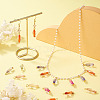 100Pcs Acrylic Pendants PALLOY-TAC0296-7