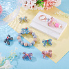 5Pcs 5 Styles Acrylic Spacer Beads OACR-TA0001-66-7