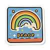 50Pcs World Peace Theme Paper Stickers STIC-R001-24-4