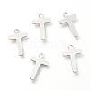 Non-Tarnish 201 Stainless Steel Charms STAS-C021-06P-T-1