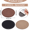 9Pcs 3 Colors Imitation Leather Laserable Label Tags DIY-FG0003-47-2