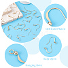 CREATCABIN 100Pcs Long-Lasting Plated Brass French Earring Hooks KK-CN0001-80-3