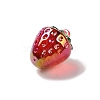Transparent Resin Fruit Pendants FIND-B035-05-2