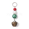 Christmas Theme Glass Pearl Pendant Decoration PALLOY-JF02883-1