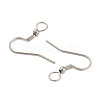 304 Stainless Steel Earring Hooks STAS-B047-30P-2