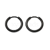 202 Stainless Steel Huggie Hoop Earrings EJEW-F111A-15mm-EB-4