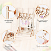 Wooden Earring Display Stands EDIS-WH0035-03D-4