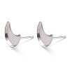 Non-Tarnish 304 Stainless Steel Stud Earring Settings STAS-J032-11-4