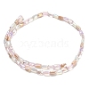 Electroplate Glass Beads Strands EGLA-P068-01A-03-3