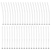40Pcs 925 Sterling Silver Flat Head Pins STER-SC0001-08-1