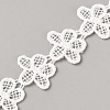 Polyester Lace Ribbon OCOR-WH0111-138C-1