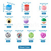 Craftdady Resin Beads RESI-CD0001-01-9