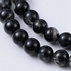 Natural Black Tourmaline Beads Strands X-G-F666-05A-4mm-2