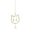 Metal Hanging Suncatchers HJEW-P018-D01-1