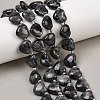 Natural Larvikite Beads Strands G-NH0069-A10-1
