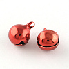 PVD Vacuum Plating Brass Bell Charms Pendants X-KKB-R002-10mm-04-1