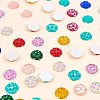 Resin Cabochons PH-CRES-G015-01-WH-4