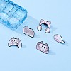 5Pcs 5 Styles Game Handle & Mouse & Keyboard & Handset Enamel Pins JBR082A-4