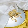 304 Stainless Steel Chandelier Earrings for Women WG43ED1-01-2
