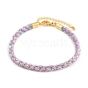 4MM Braided Nylon Cord Bracelets FIND-A057-01G-18-1