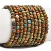 Natural Turquoise Beads Strands G-Z163-B02-4mm-2