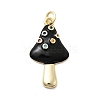 Brass Micro Pave Cubic Zirconia Pendants KK-A278-03G-04-1
