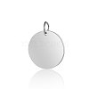 Anti-Tarnish 304 Stainless Steel Pendants STAS-I311-32E-P-1