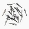 Tibetan Style Alloy Spike Pendants TIBEP-A16461-B-RS-1