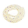 Transparent Glass Beads Strands X-EGLA-N016-6mm-05-2