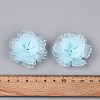 Heat Shrink Acrylic Bead Caps OACR-N155-02C-4