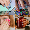 Stainless Steel DIY Nail Art Templates MRMJ-WH0092-015-7