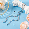2 Strands Electroplate Transparent Glass Beads Strands EGLA-TADJ0001-06-4