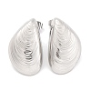 Non-Tarnish Shell Shapes 304 Stainless Steel Stud Earrings EJEW-H013-14P-1