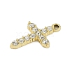 Alloy Rhinestone Pendants PALLOY-P308-08KCG-2