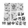 30Pcs 15 Styles Butterfly Theme Scrapbook Paper Kits DIY-D075-09-2