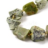 Raw Rough Natural Serpentine Beads Strands G-Z087-B14-4