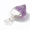 Rough Raw Natural Amethyst Pendants G-E590-05S-3