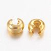 Brass Crimp Beads Covers X-KK-H291-NFG-NF-2