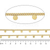 Ion Plating(IP) 304 Stainless Steel Curb Chains AJEW-Q150-04G-02-2