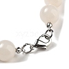 14mm Round Natural White Jade Beaded Necklaces NJEW-F327-02C-05-3