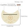 Natural Wood Card Stand for Tarot DJEW-WH0034-01R-2