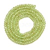 Natural Peridot Beads Strands G-K376-B07-01-3