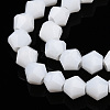 Opaque Solid Color Imitation Jade Glass Beads Strands EGLA-A039-P6mm-D15-3