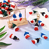 30Pcs 3 Styles Polycotton(Polyester Cotton) Tassel Pendant Decorations FIND-TA0009-07-7