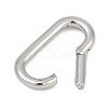 Brass Spring Gate Rings KK-S527-01P-B-2