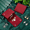 2Pcs Microfiber Cloth Jewelry Storage Bags with Brass Button ABAG-BBC0001-17B-01-4