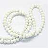 Baking Paint Glass Round Bead Strands DGLA-Q020-6mm-01-3