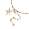 304 Stainless Steel Cable Chains Bracelets for Women BJEW-JB12448-02-4