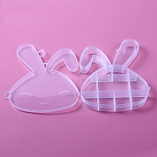 9 Grids Rabbit Shape Plastic Organizer Boxes ANIM-PW0001-115