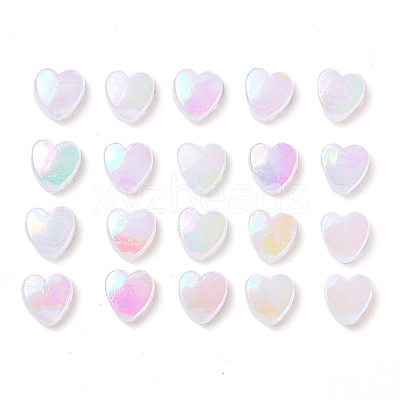 100Pcs Eco-Friendly Transparent Acrylic Beads TACR-YW0001-07H-1